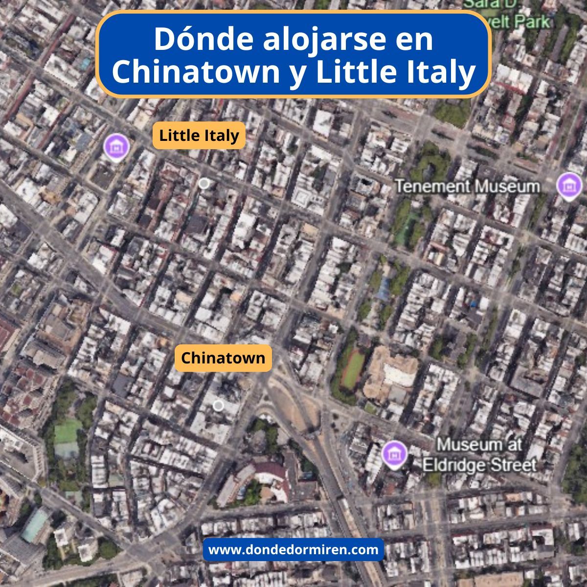 Dónde alojarse en Chinatown & Little Italy en New York