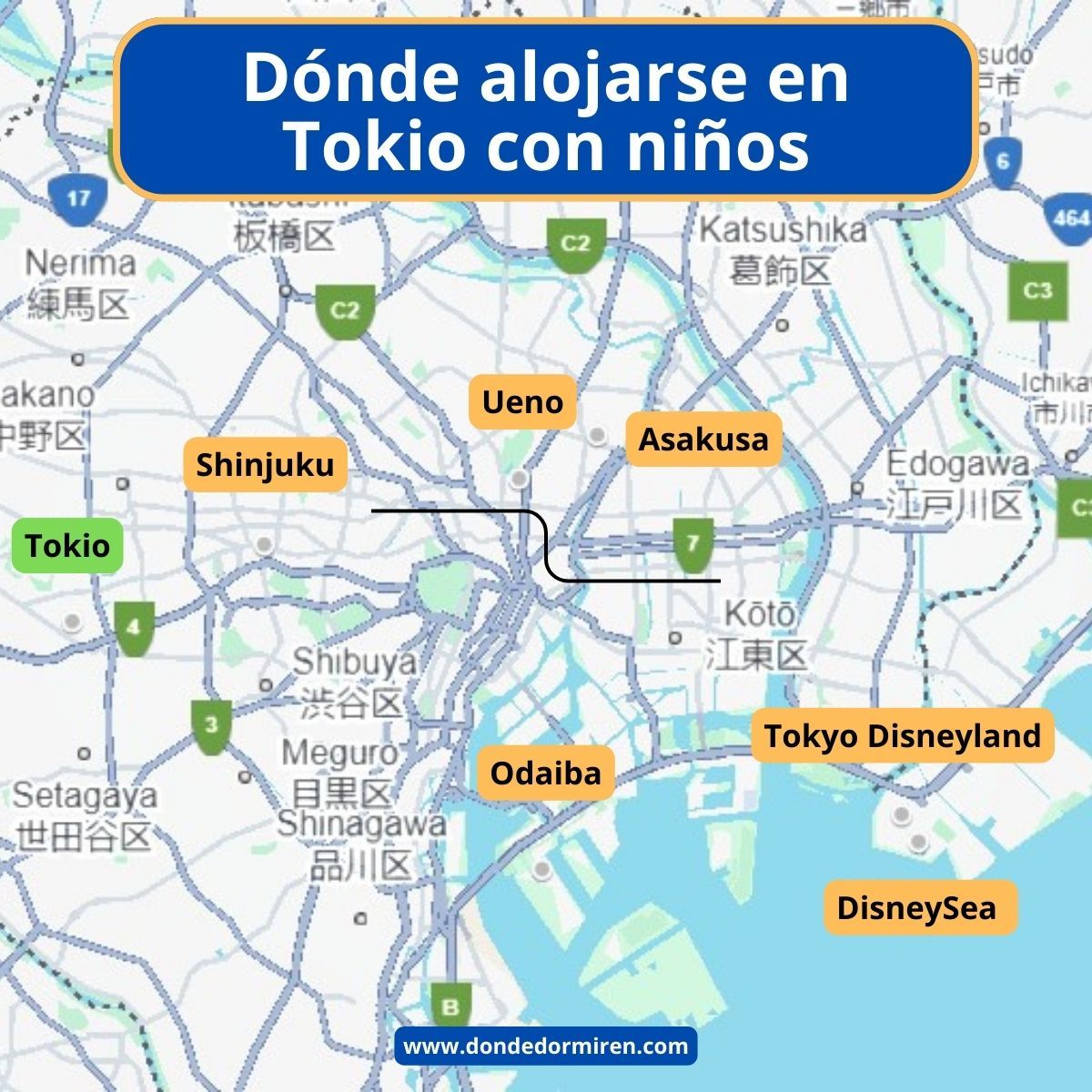 Dónde alojarse en Tokio con NIÑOS: Hoteles familiares
