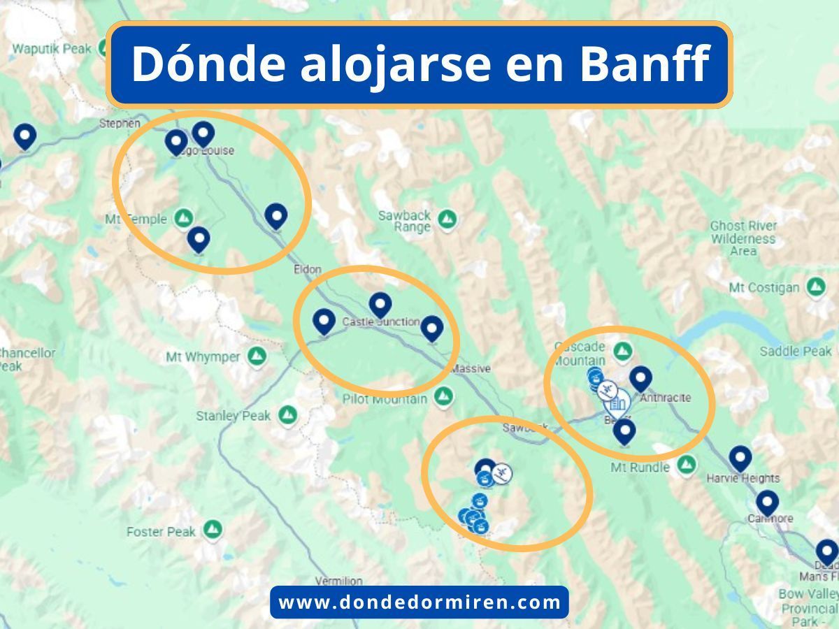 Dónde alojarse en Banff: Mejores zonas y hoteles