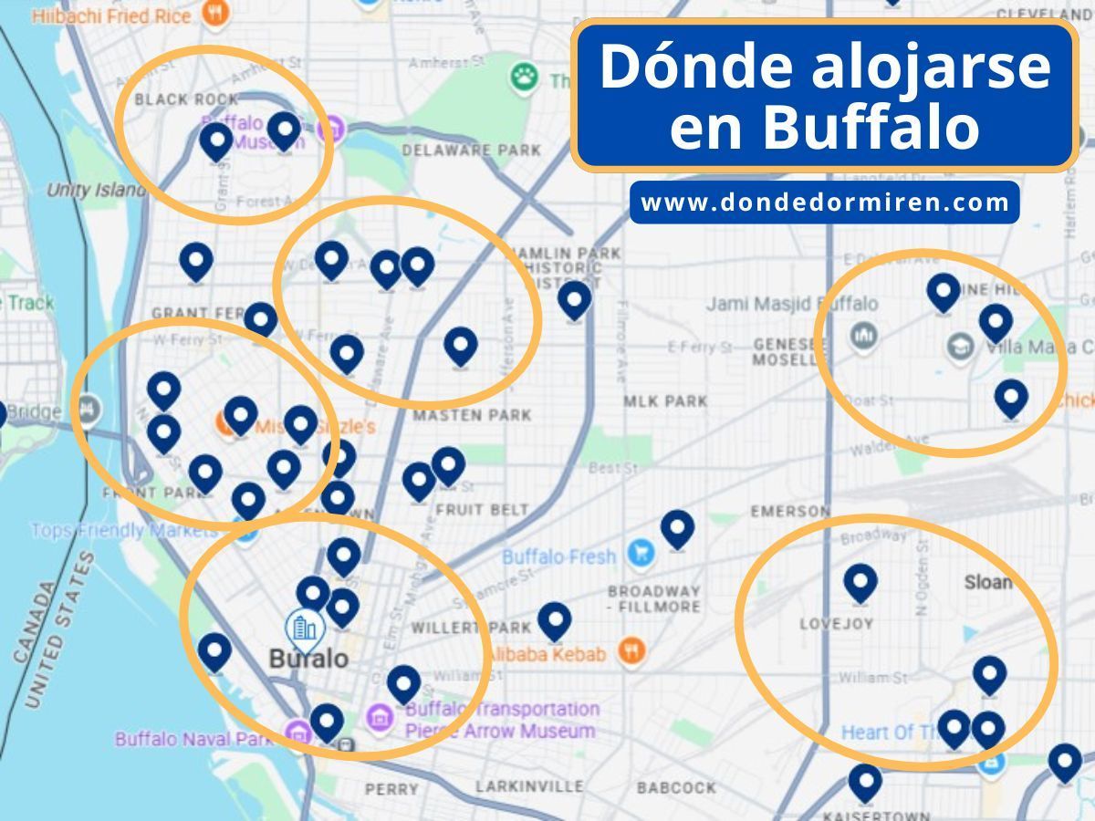 Dónde alojarse en Buffalo, Nueva York: Mejores zonas y hoteles