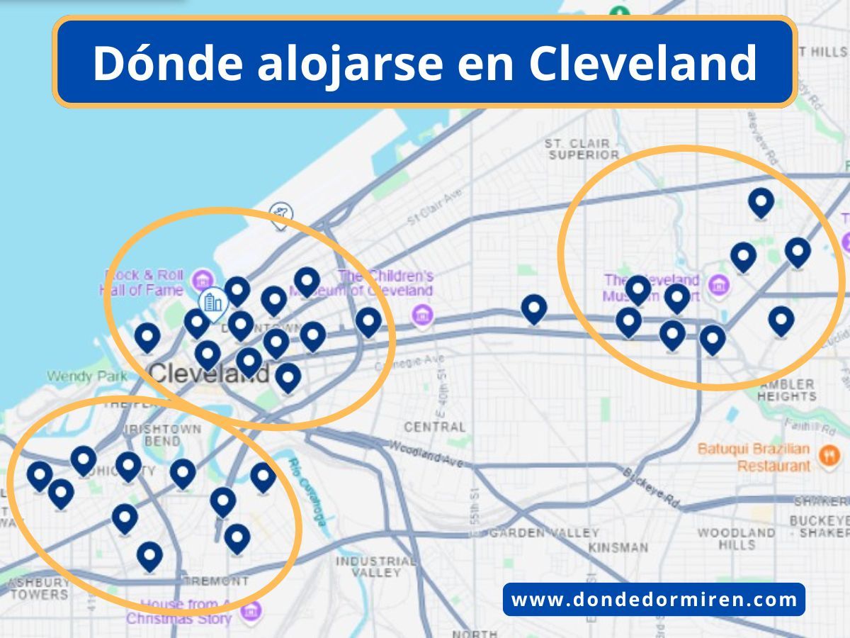Dónde alojarse en Cleveland, Ohio: mejores zonas y hoteles en el centro