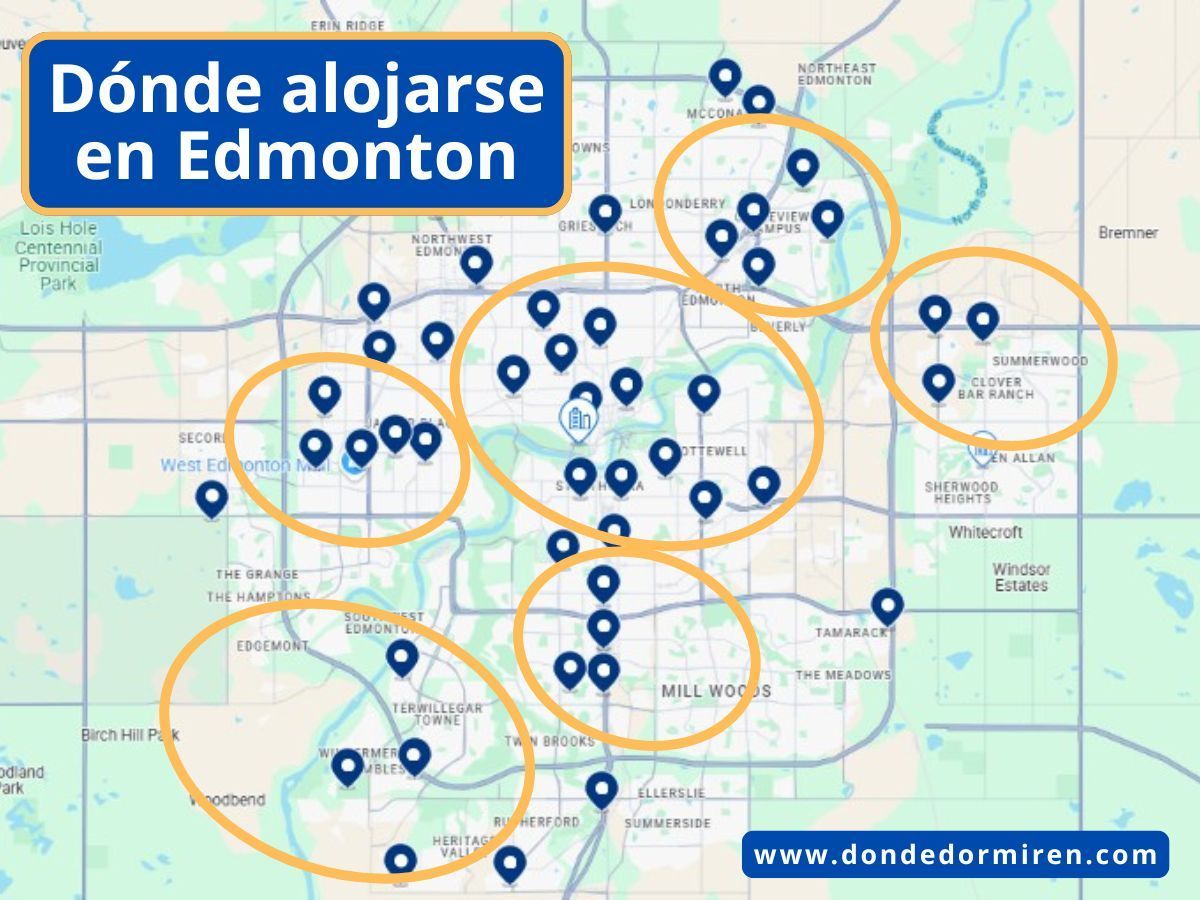 Dónde alojarse en Edmonton, Canadá: Mejores zonas y hoteles