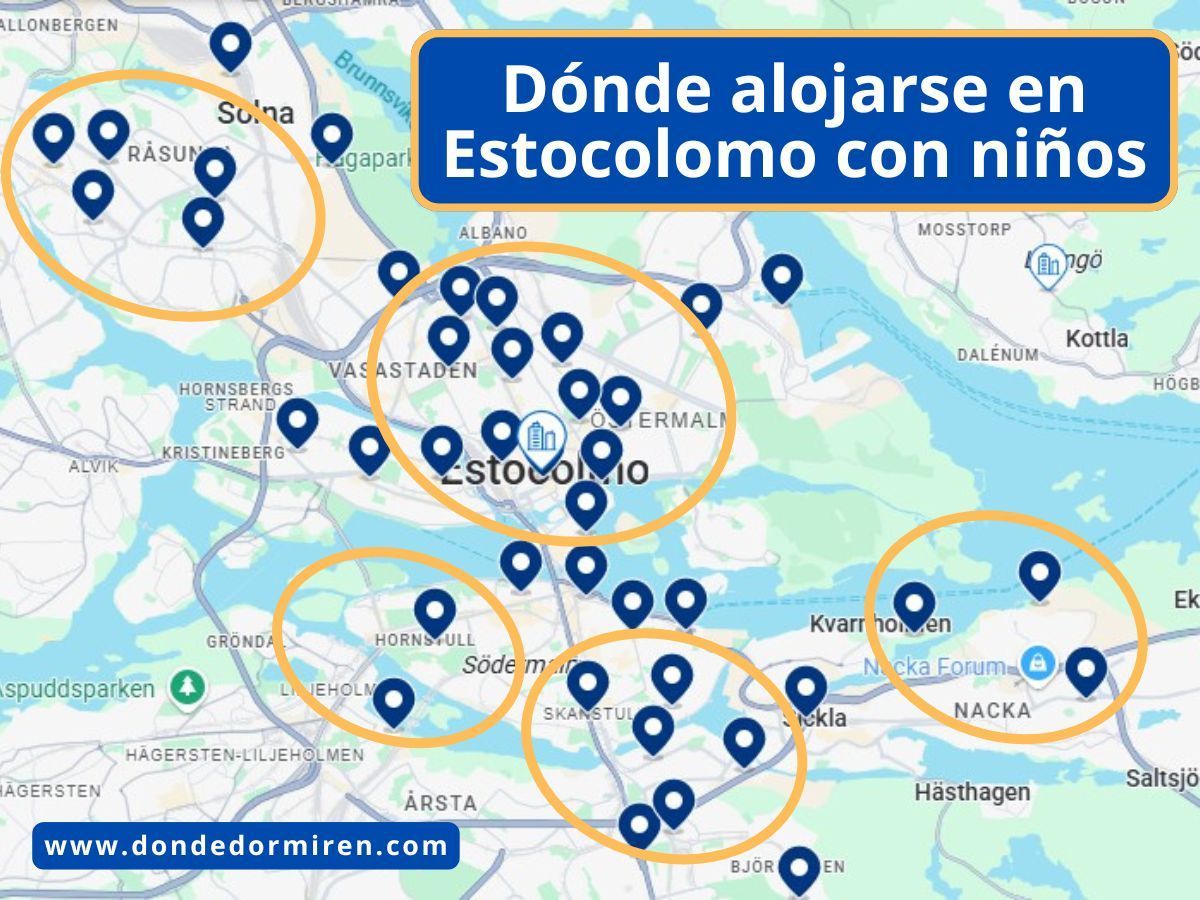 Dónde alojarse en Estocolmo con NIÑOS: Mejores Hoteles familiares