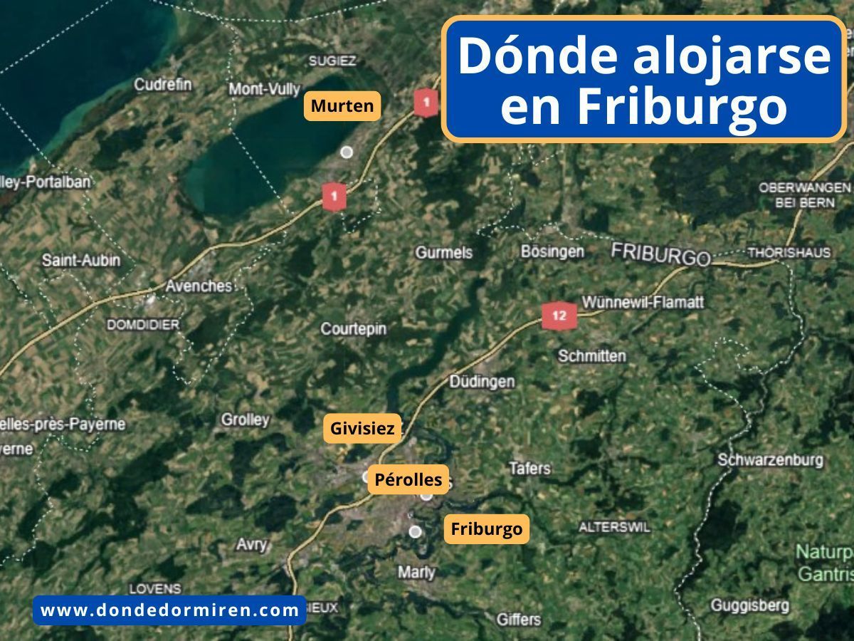 Dónde alojarse en Friburgo, Suiza: Mejores zonas y hoteles