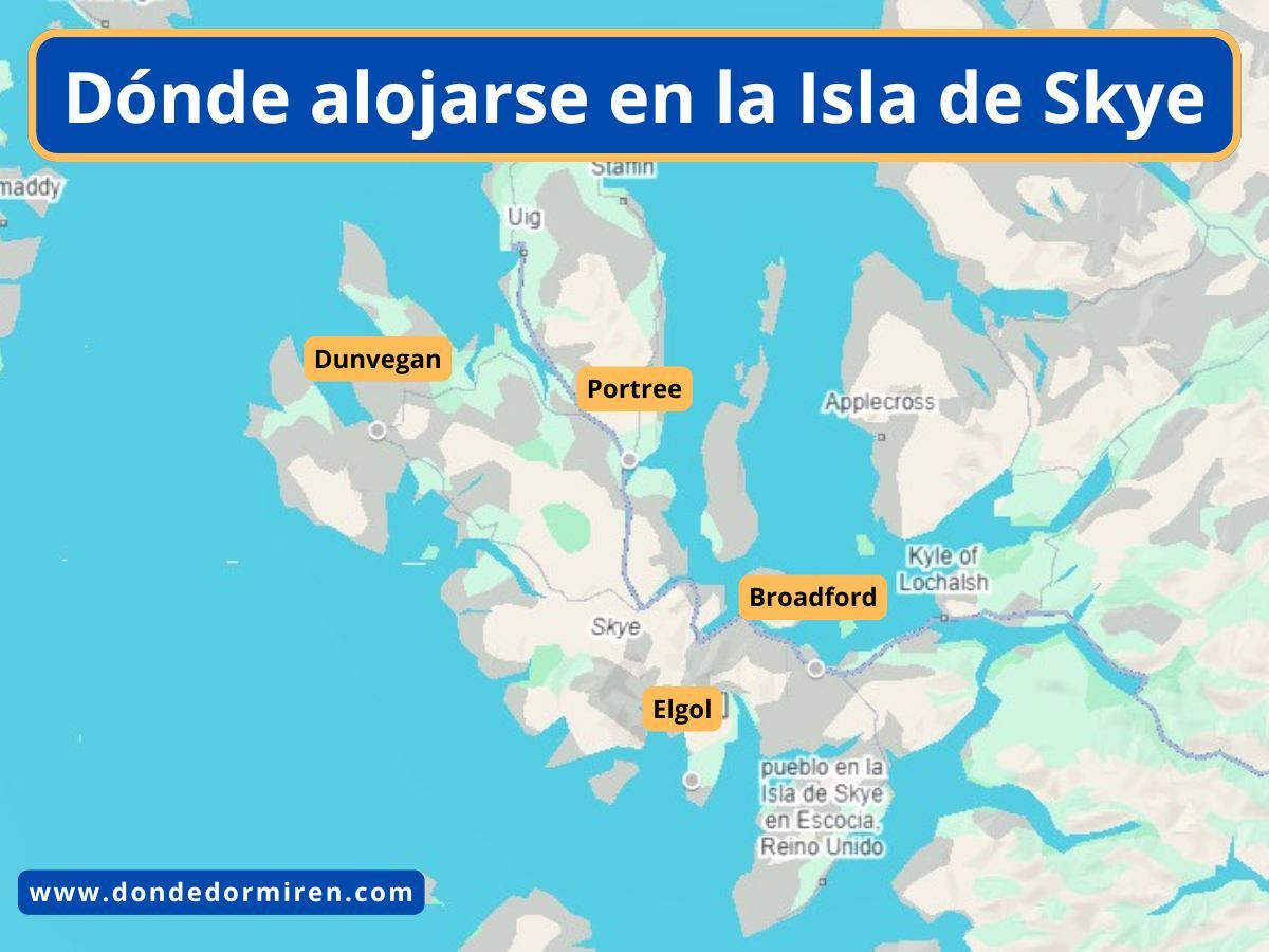 Dónde alojarse en la Isla de Skye: Mejores zonas y hoteles