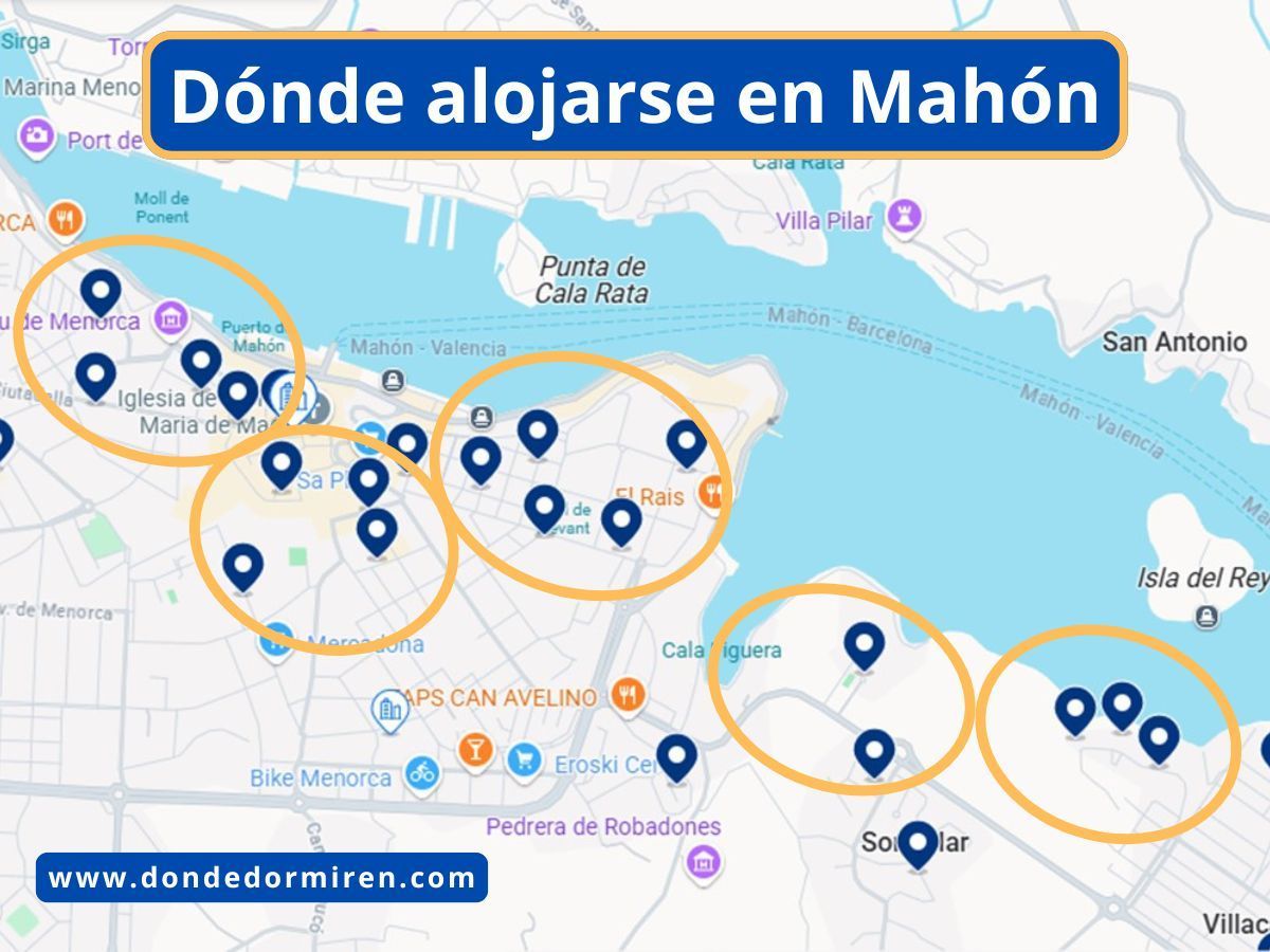 Dónde alojarse en Mahón, Menorca: Mejores zonas y hoteles