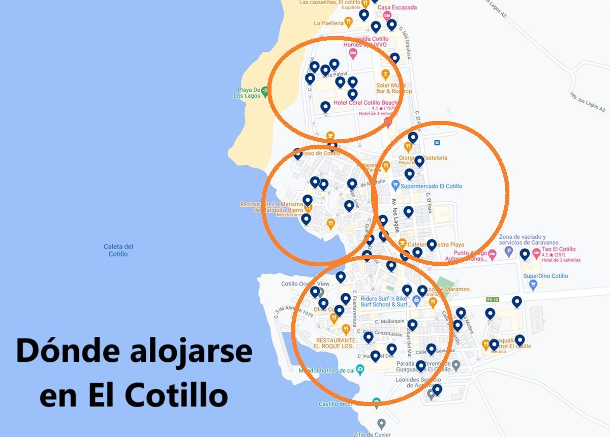 Dónde alojarse en El Cotillo, Fuerteventura: Mejores zonas y hoteles