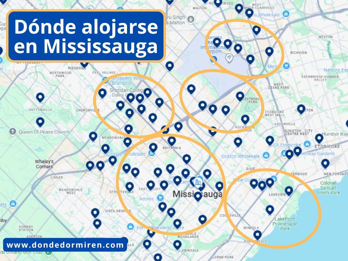 Dónde alojarse en Mississauga, Canadá: Mejores zonas y hoteles