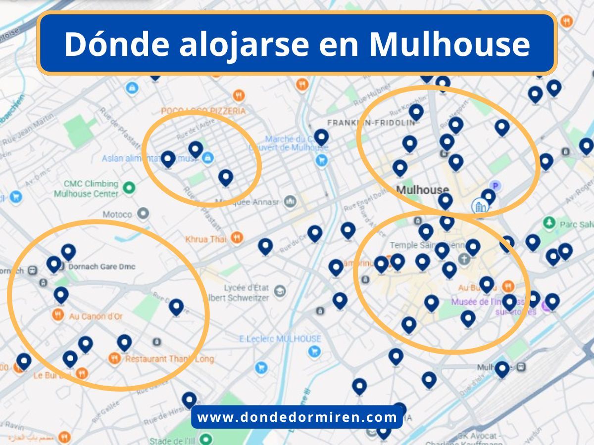 Dónde alojarse en Mulhouse: Mejores zonas y hoteles