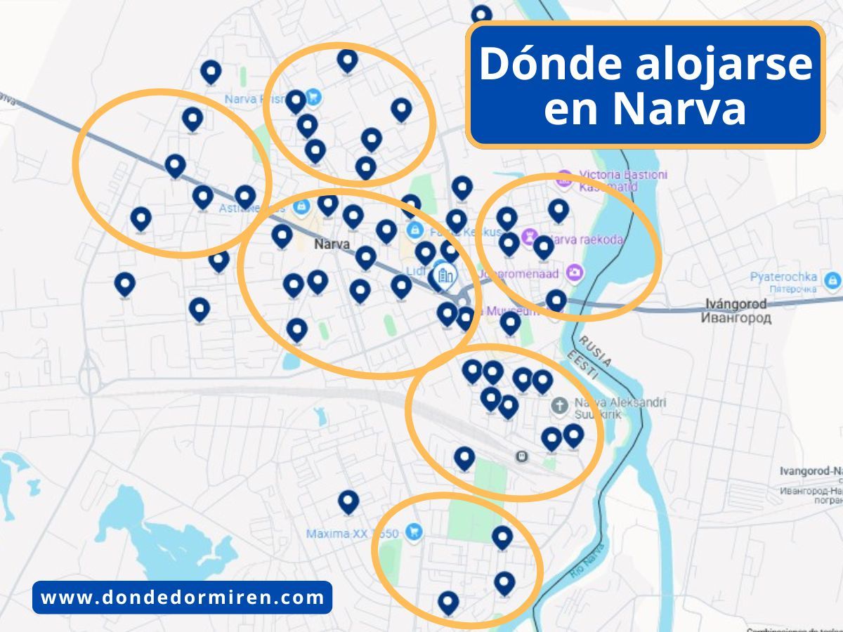 Dónde alojarse en Narva: Mejores zonas y hoteles