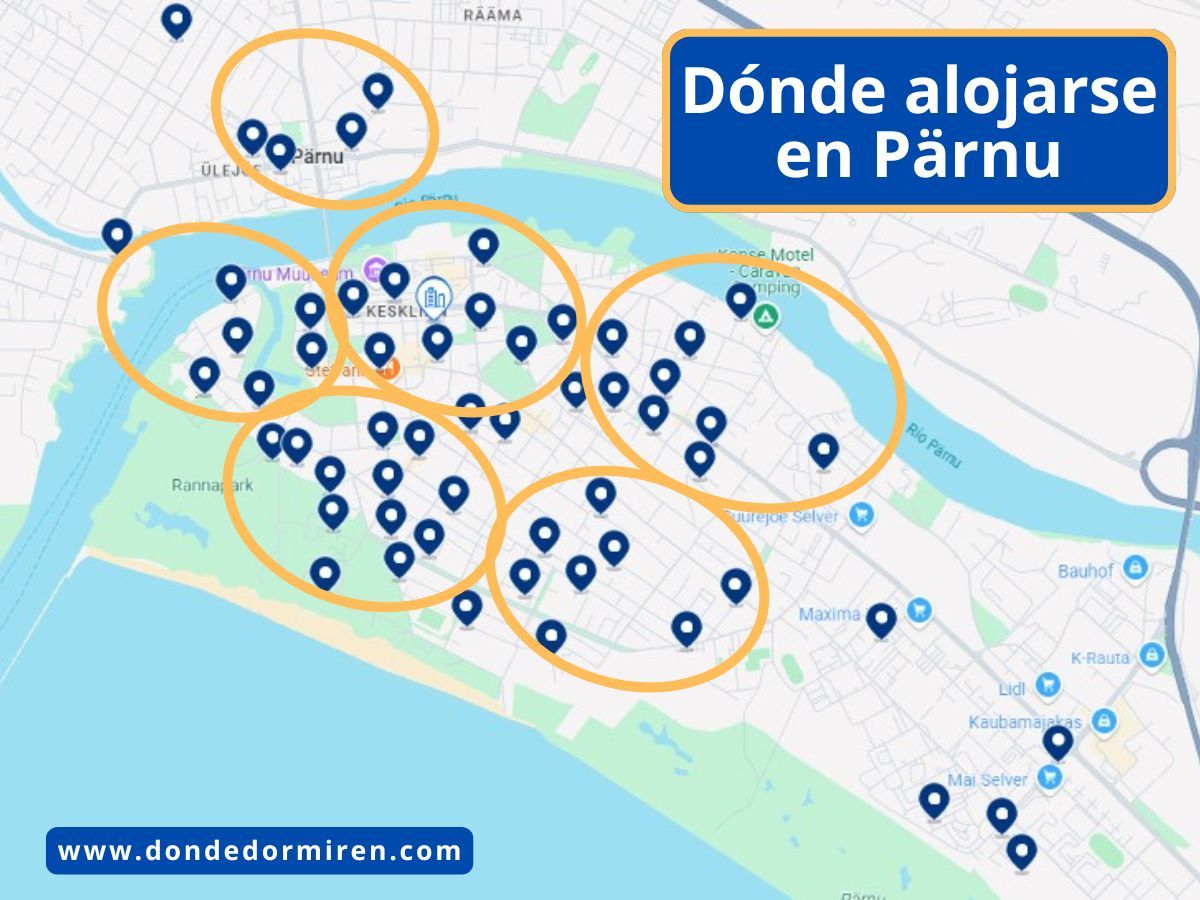 Dónde alojarse en Pärnu: Mejores zonas y hoteles