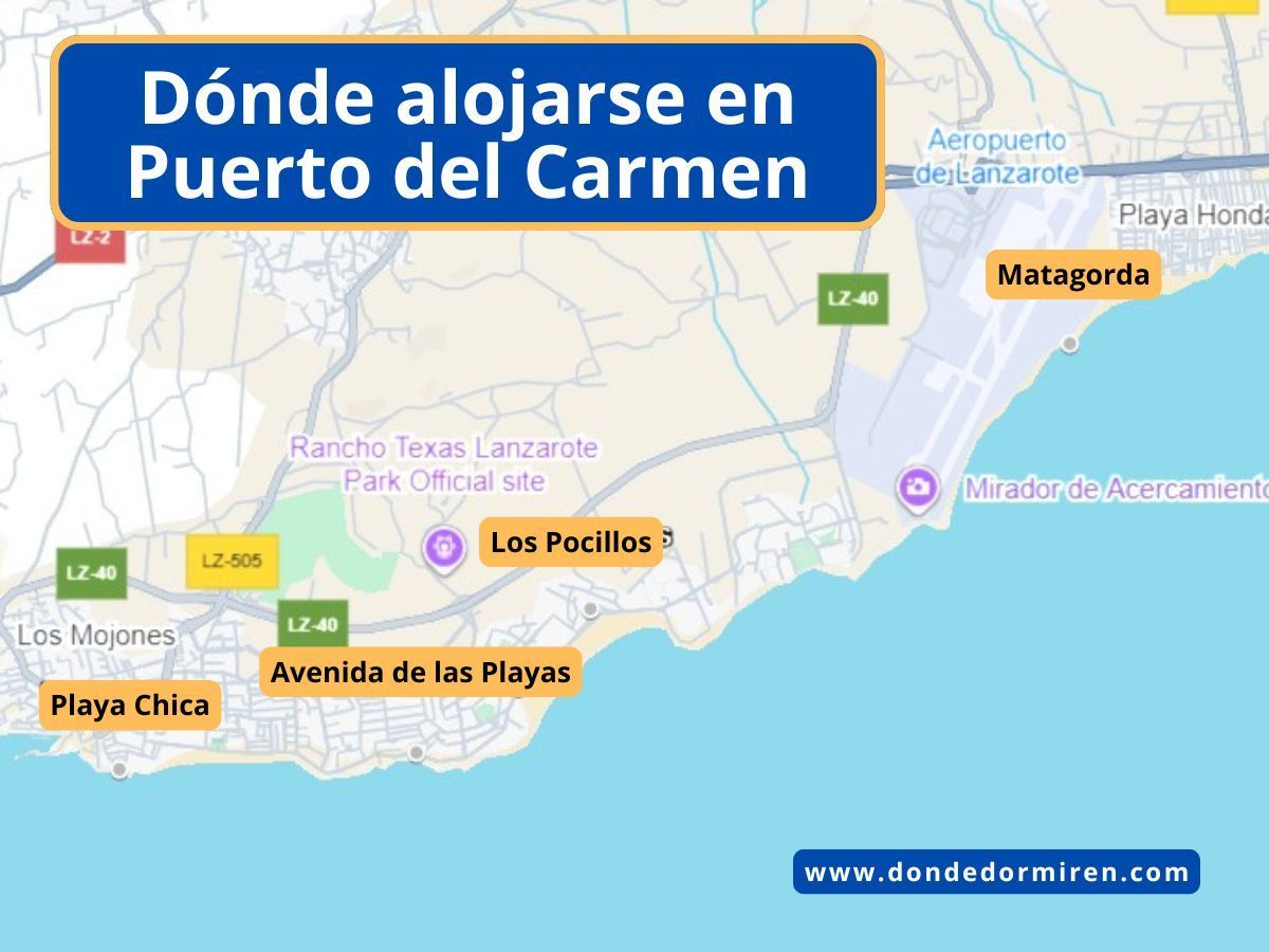 Dónde alojarse en Puerto del Carmen, Lanzarote: Mejores zonas y hoteles