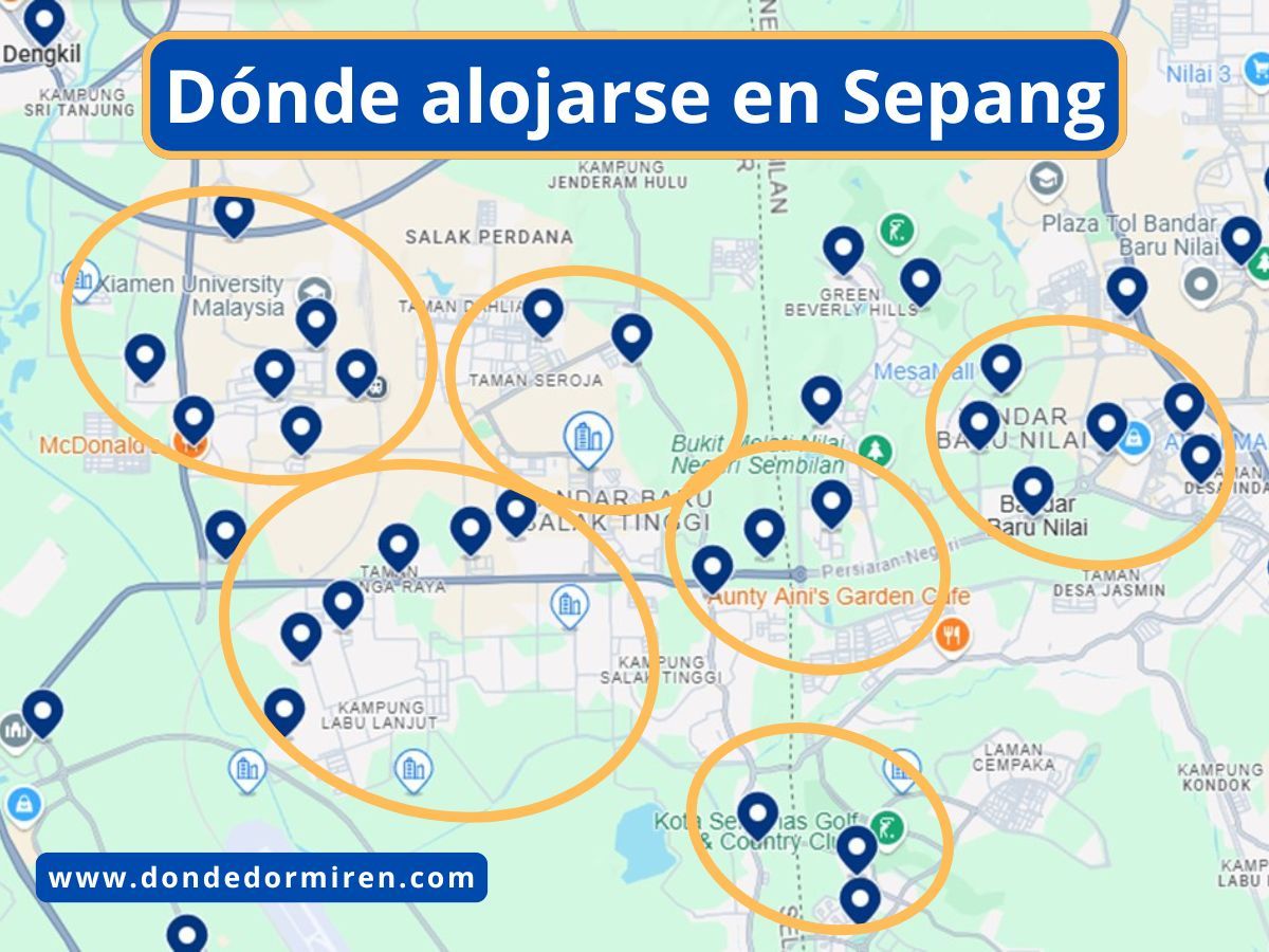 Dónde alojarse en Sepang: Mejores zonas y hoteles