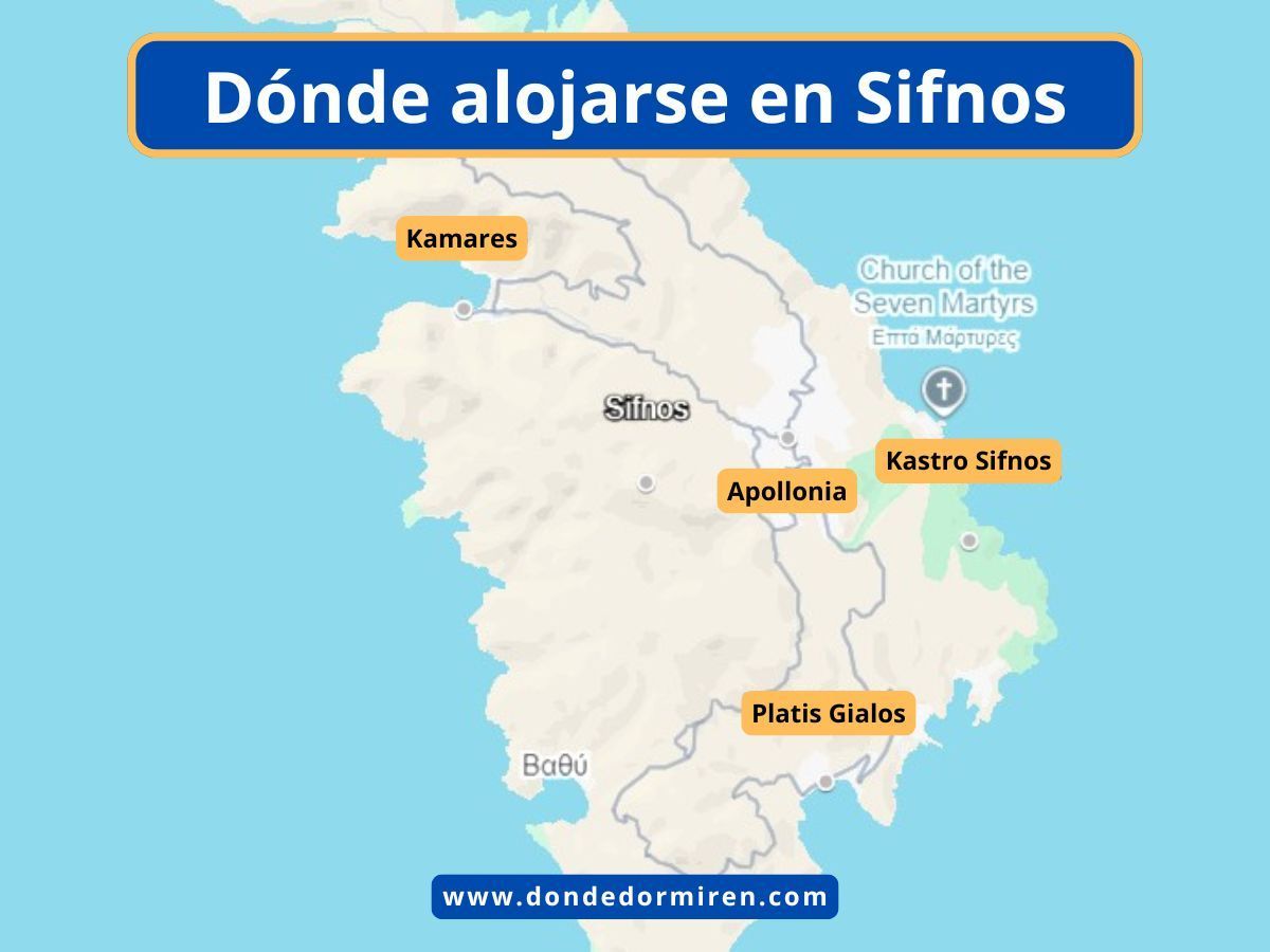 Dónde alojarse en Sifnos: Mejores zonas y hoteles