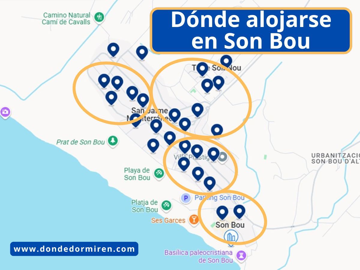Dónde alojarse en Son Bou, Menorca: Mejores zonas y hoteles