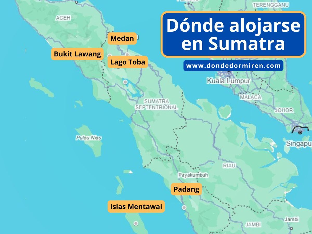 Dónde alojarse en Sumatra: Mejores zonas y hoteles