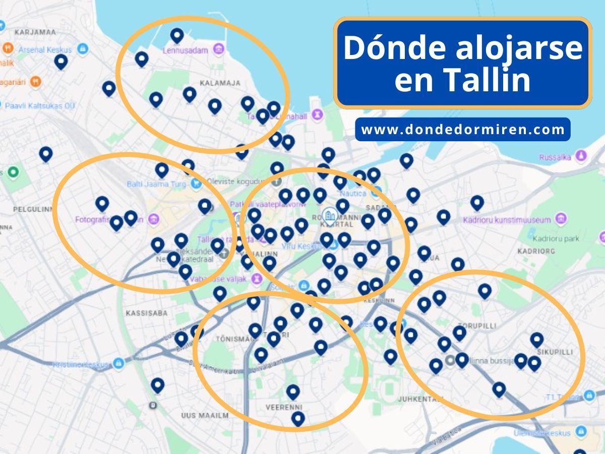 Dónde alojarse en Tallin: Mejores zonas y hoteles