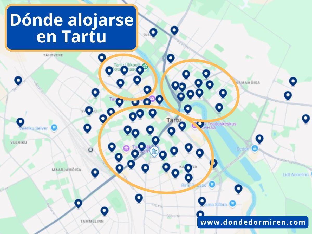Dónde alojarse en Tartu: Mejores zonas y hoteles