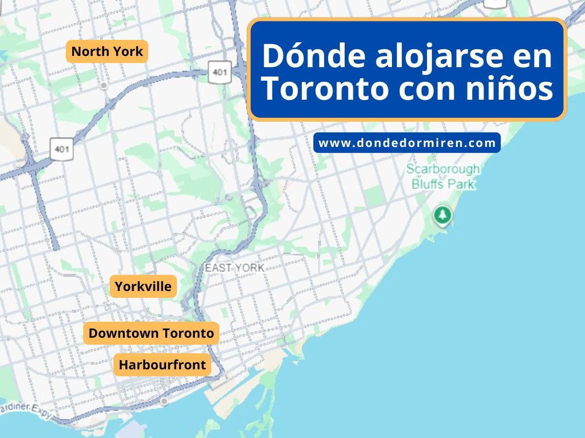 Dónde alojarse en Toronto con NIÑOS: Mejores hoteles familiares