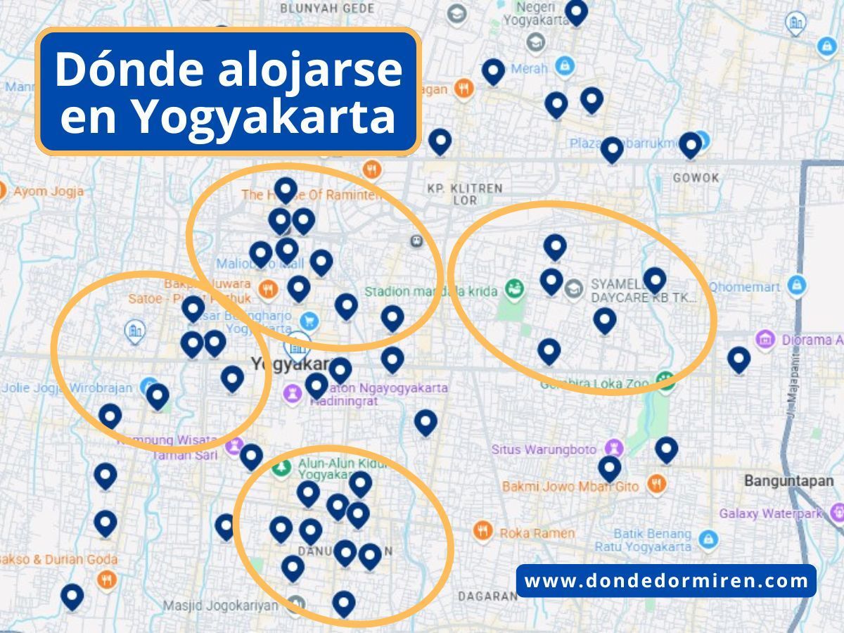 Dónde alojarse en Yogyakarta: Mejores zonas y hoteles