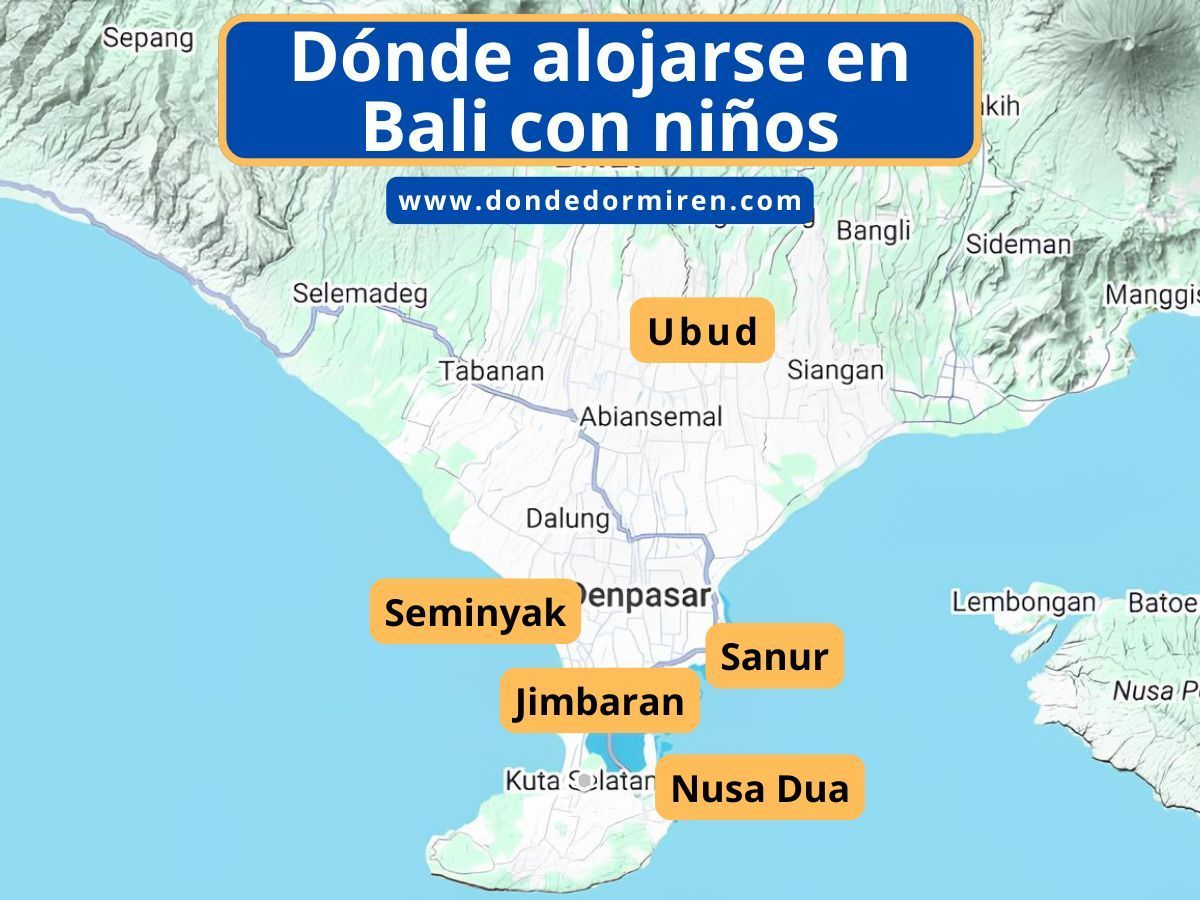 Dónde alojarse en BALI con NIÑOS: Mejores Zonas y Hoteles