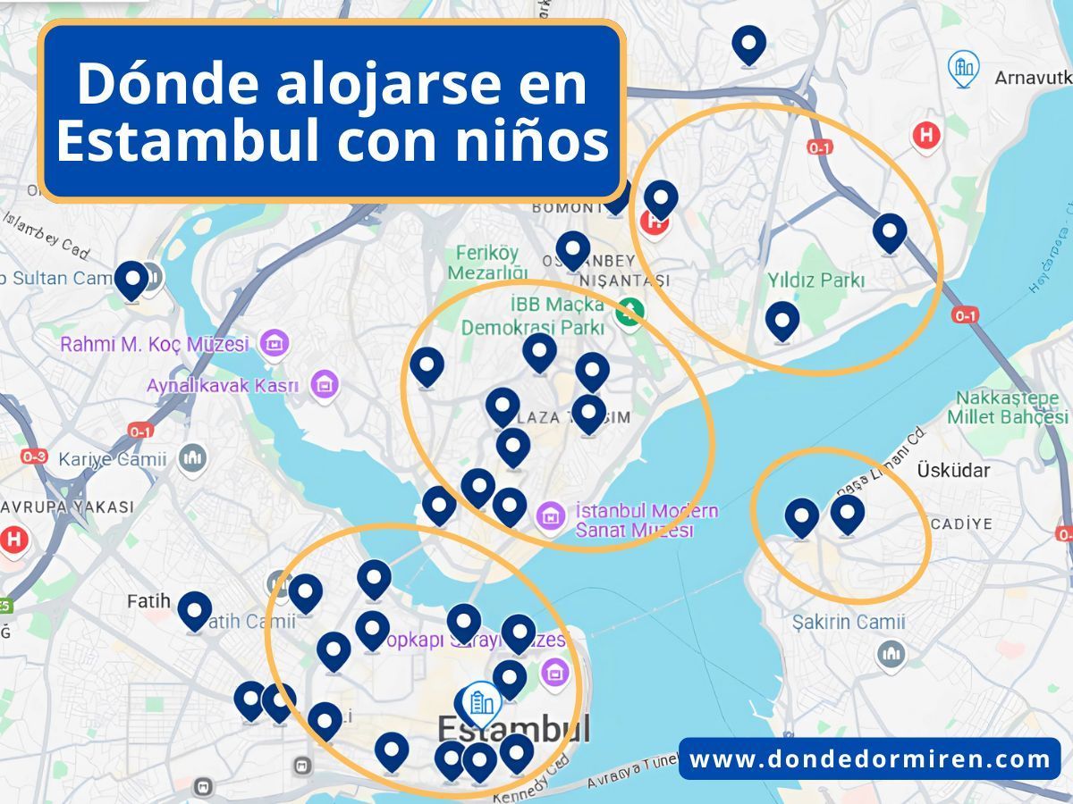 Dónde dormir en Estambul con NIÑOS: Hoteles familiares