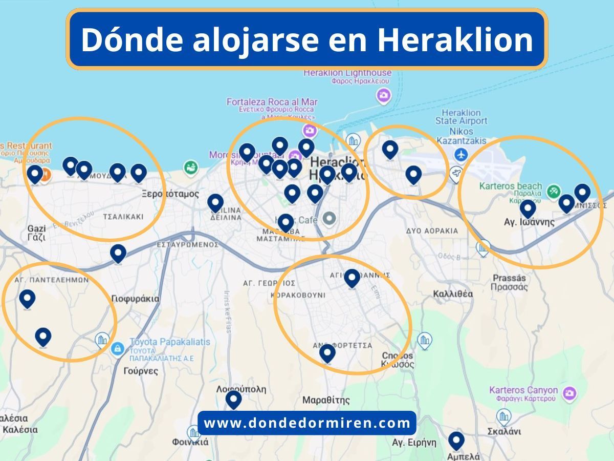Dónde alojarse en Heraklion, Creta: Mejores zonas y hoteles