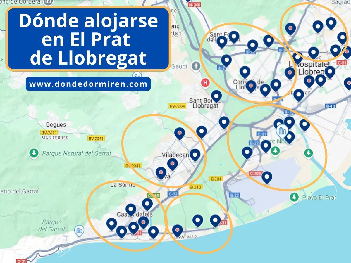 Dónde alojarse en El Prat de Llobregat: Mejores zonas y hoteles