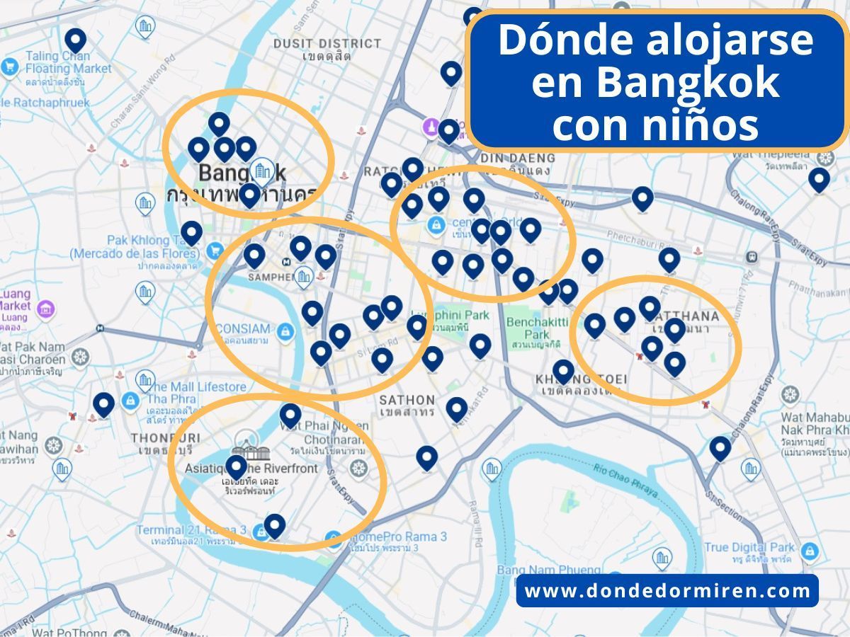 Dónde alojarse en Bangkok con niños: Mejores zonas y hoteles familiares