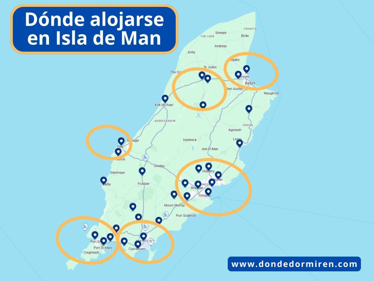 Dónde alojarse en la Isla de Man: mejores zonas y hoteles