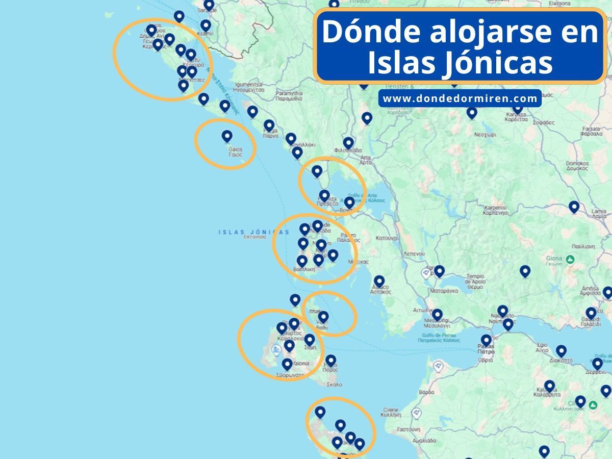Dónde alojarse en las Islas Jónicas: Mejores zonas y hoteles