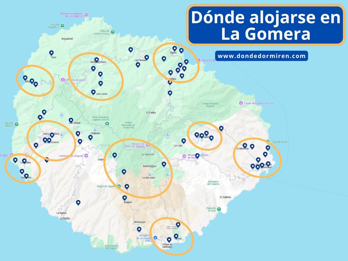 Dónde alojarse en La Gomera: Mejores zonas y hoteles