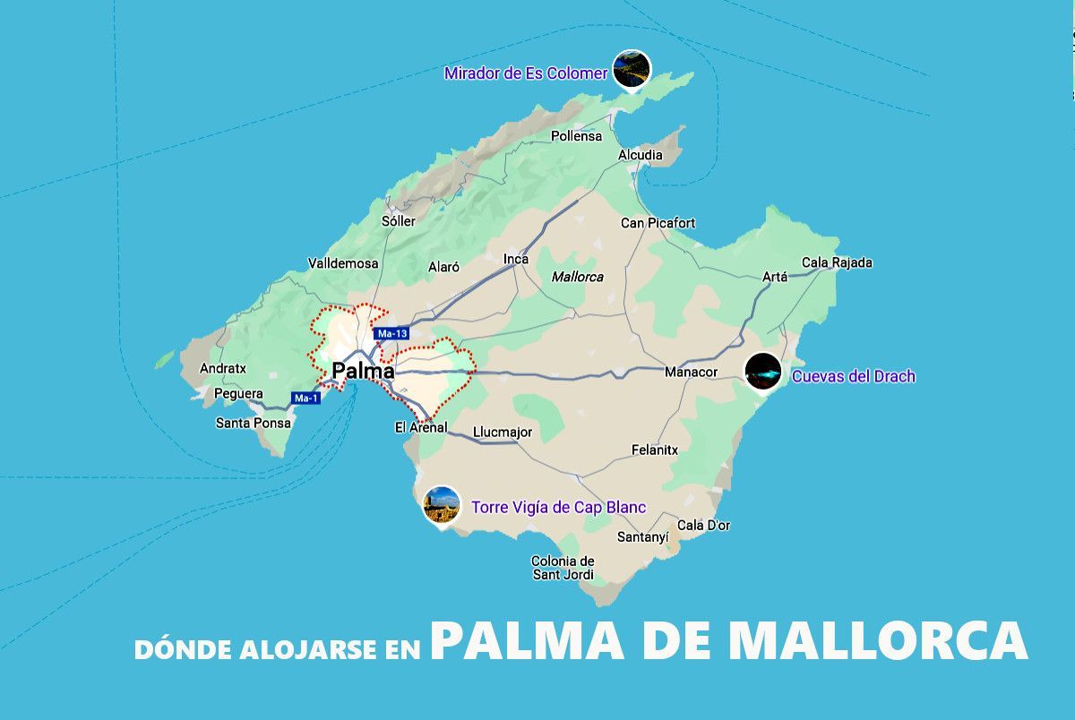 Dónde alojarse en Palma de Mallorca: mejores zonas y hoteles