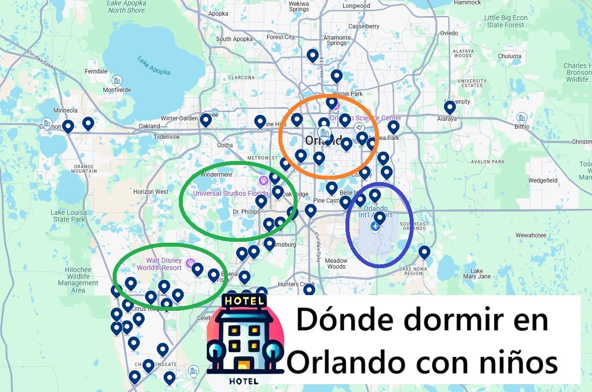 Dónde alojarse en Orlando con NIÑOS: Mejores Hoteles familiares