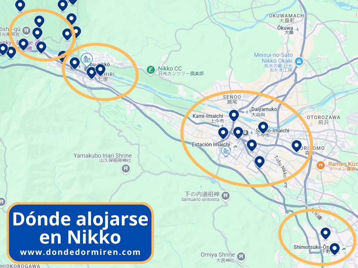Dónde alojarse en Nikko: mejores zonas y alojamientos