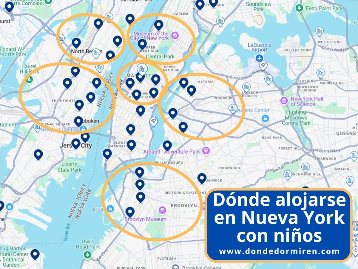 Dónde alojarse en Nueva York con niños: Mejores Zonas y Hoteles Familiares