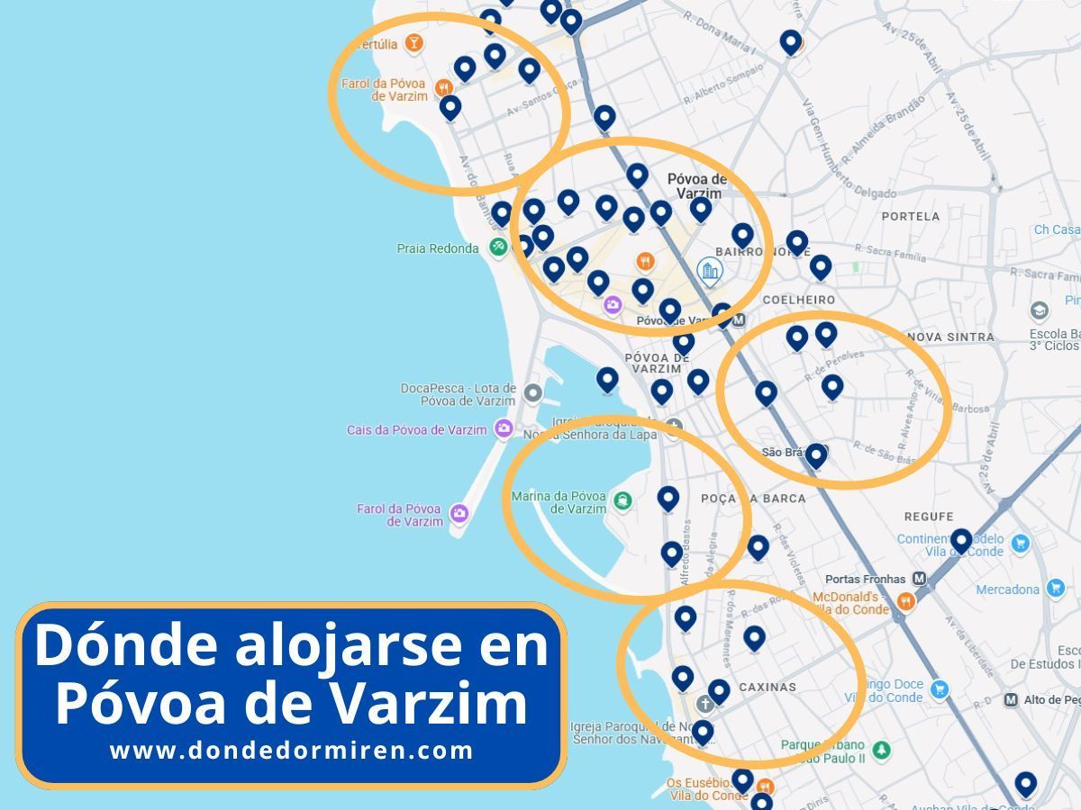 Dónde alojarse en Póvoa de Varzim: Mejores zonas y alojamientos