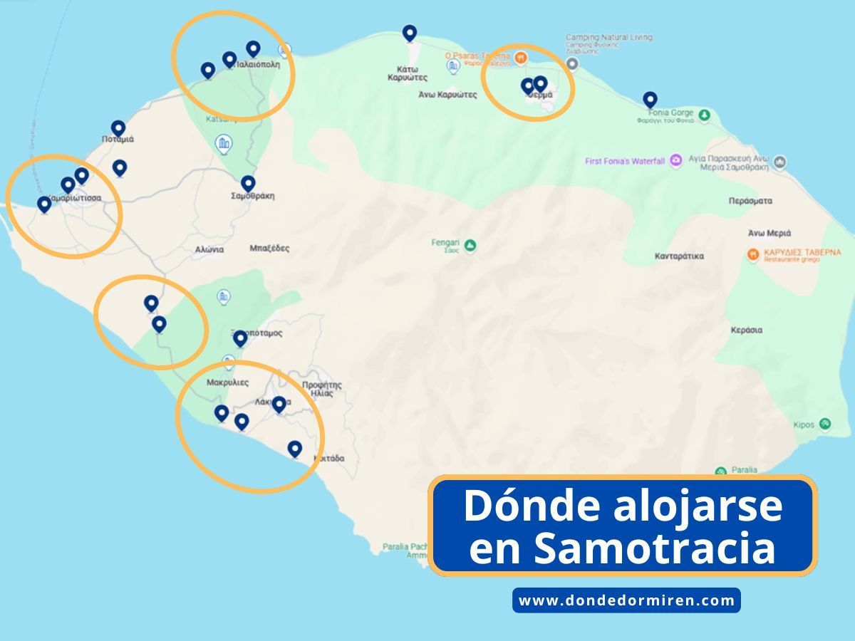 Mejores Hoteles en Samotracia: zonas y alojamientos recomendados