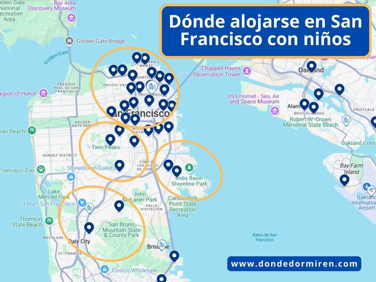 Dónde alojarse en San Francisco con NIÑOS: Hoteles familiares
