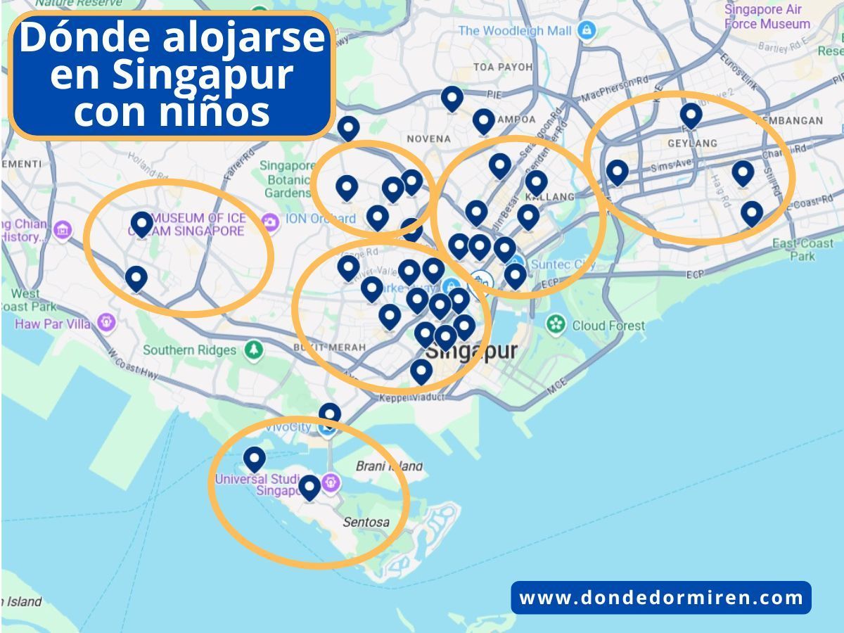 Dónde alojarse en Singapur con niños: Mejores Zonas y Hoteles Familiares