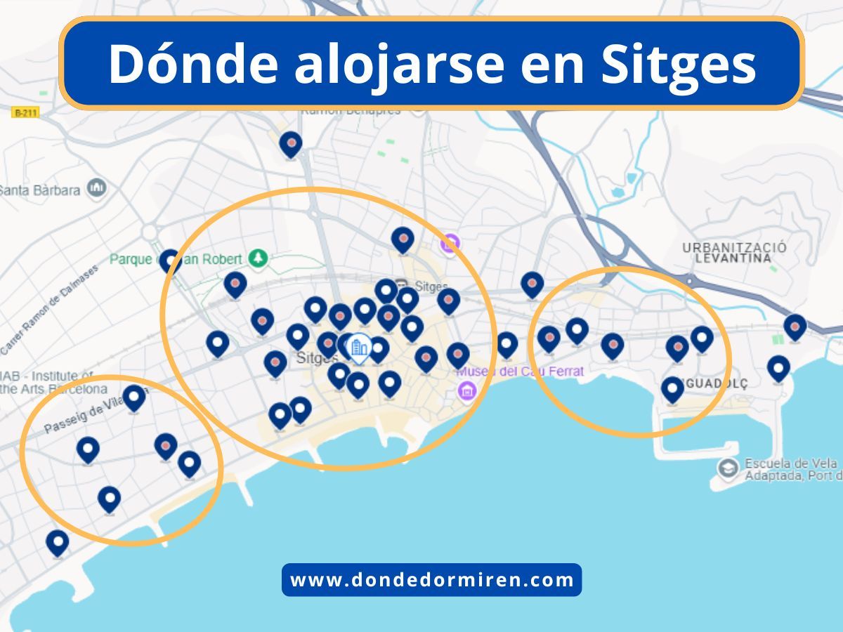 Dónde alojarse en Sitges: Mejores zonas y hoteles