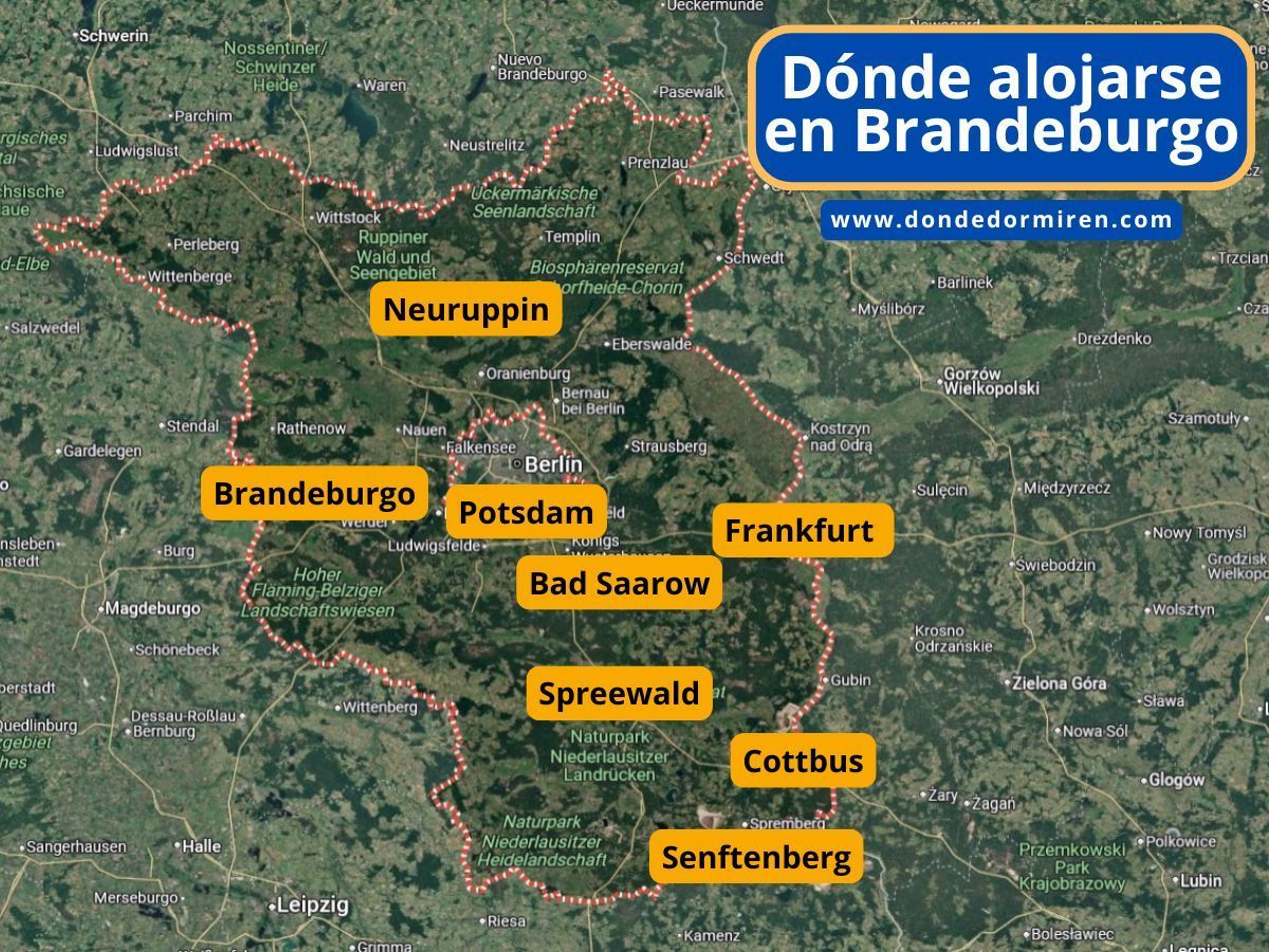 Dónde alojarse en Brandeburgo: mejores zonas y hoteles