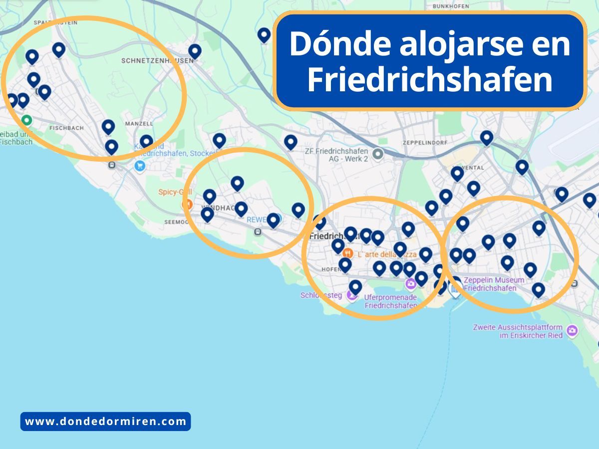 Dónde alojarse en Friedrichshafen: mejores zonas y hoteles