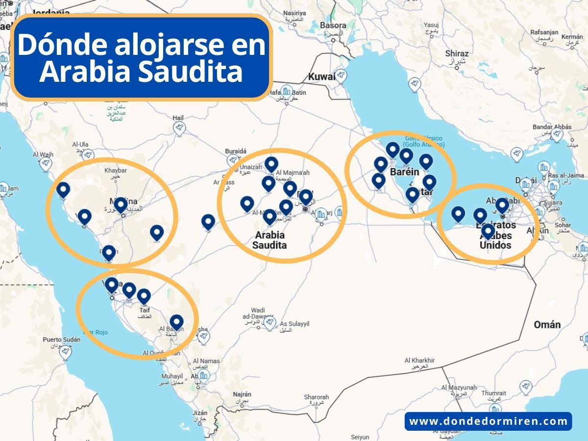 Dónde alojarse en Arabia Saudí: mejores zonas y hoteles