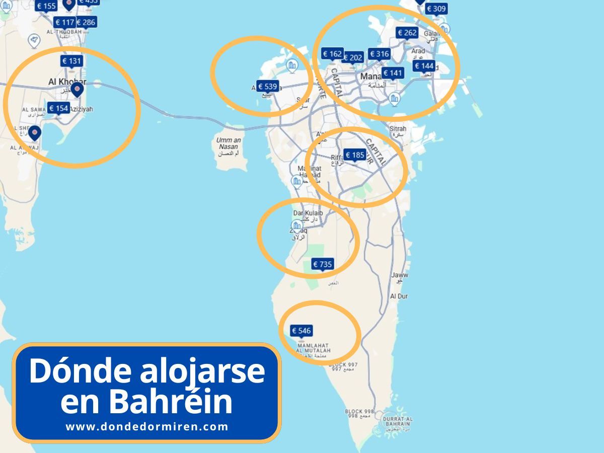Dónde alojarse en Bahréin: mejores zonas y hoteles