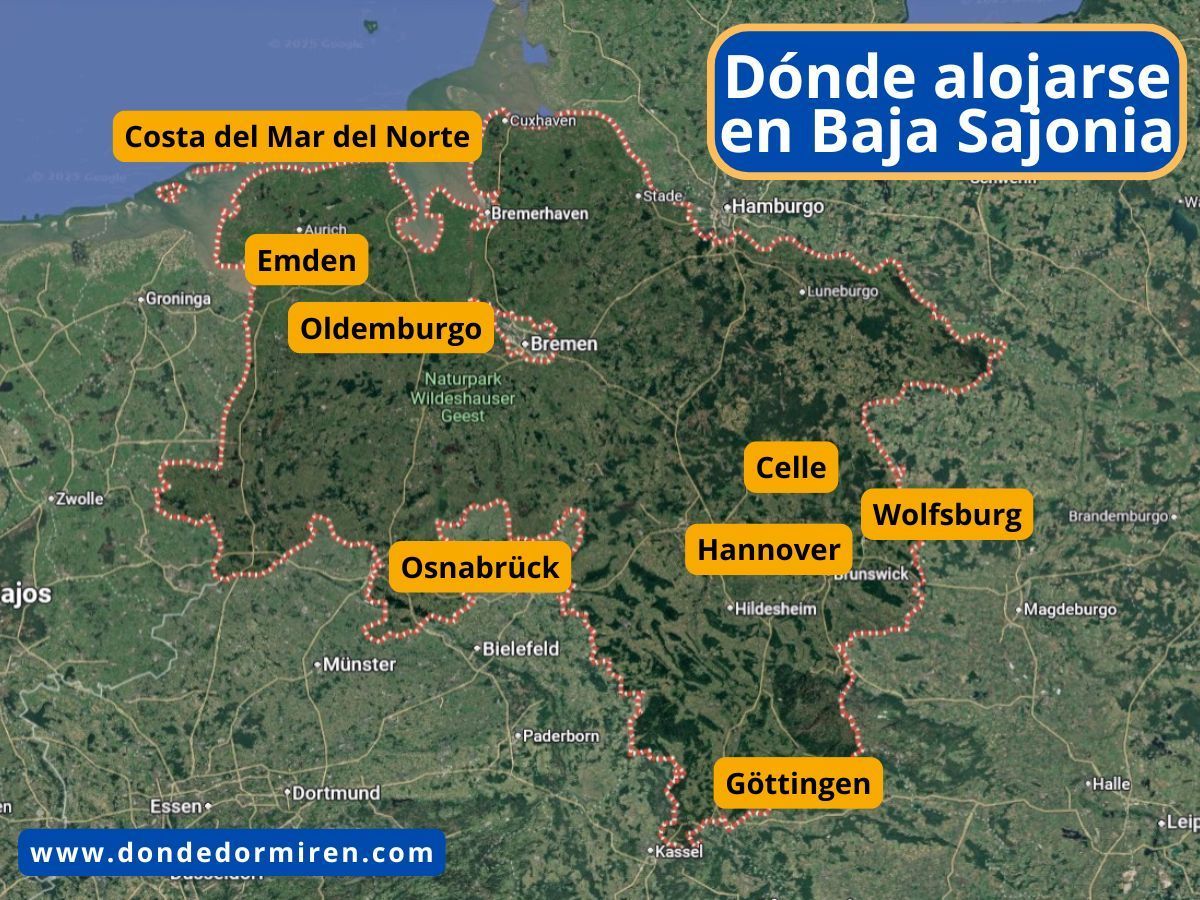 Dónde alojarse en Baja Sajonia: mejores zonas y hoteles