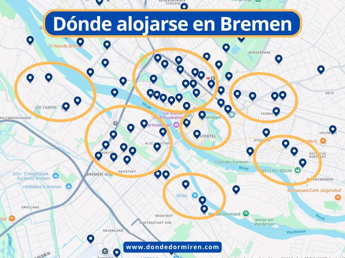 Dónde alojarse en Bremen: mejores zonas y hoteles