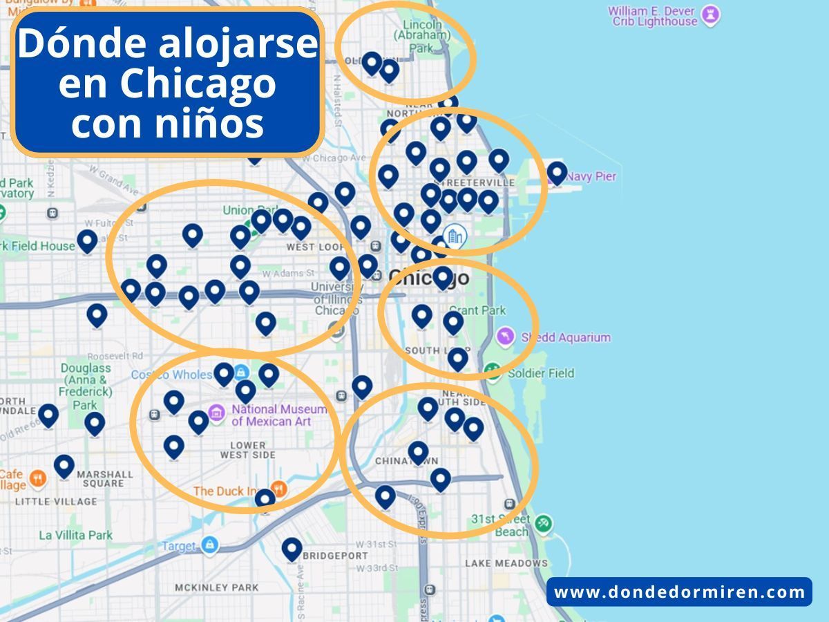 Dónde alojarse en Chicago con NIÑOS: hoteles familiares