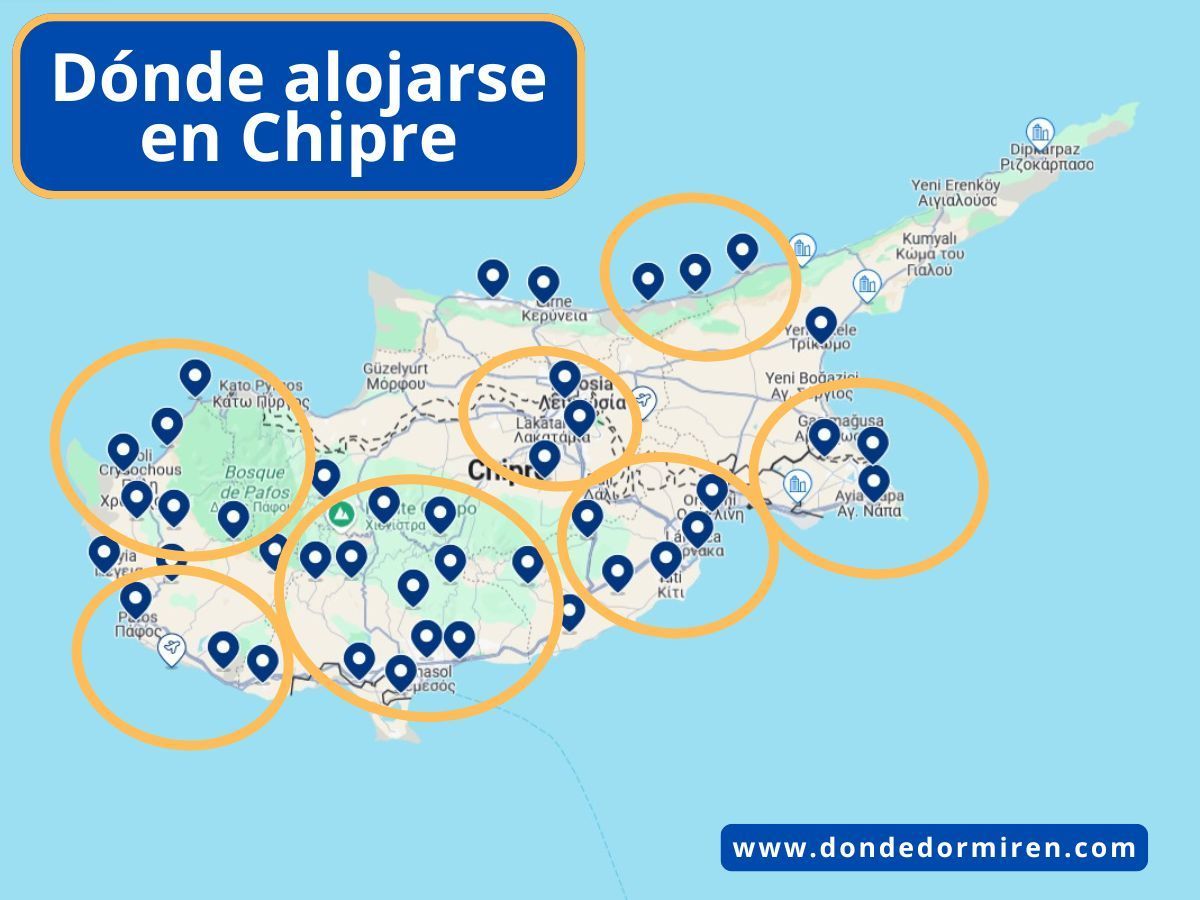 Dónde alojarse en Chipre: Mejores Zonas, Ciudades y Hoteles