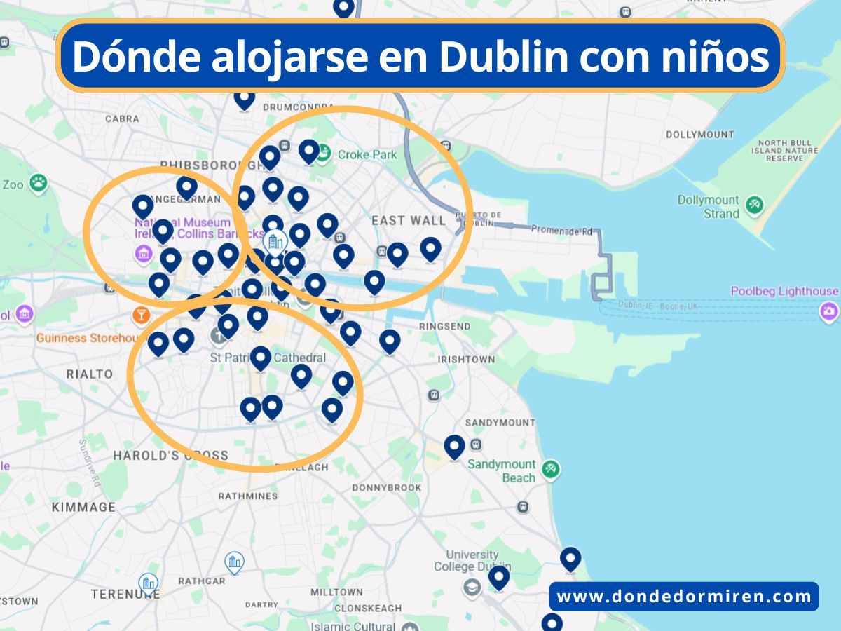 Dónde alojarse en Dublín con NIÑOS: hoteles familiares